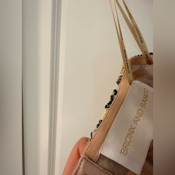 NWOT BRONX AND BANCO Bella Butterfly Maraya Multi Strapless Mini Dress, - Picture 9 of 16